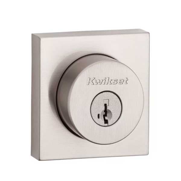 Kwikset: Halifax DoubleCylinder Deadbolt with Smartkey Technology / Satin Nickel